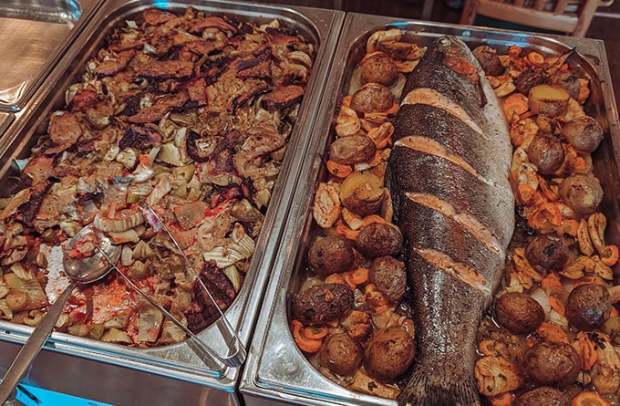 Abendbuffet im Biohotel kenners landlust