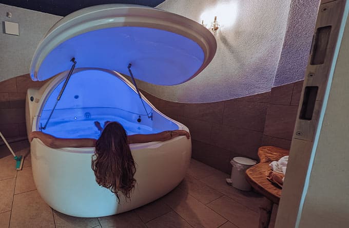 wellness Floatarium im Biohotel Kenners landlust